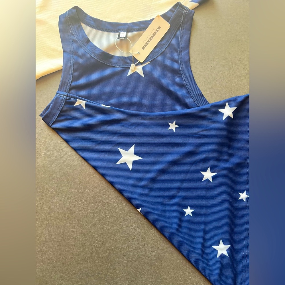 Blue Star Tank Top